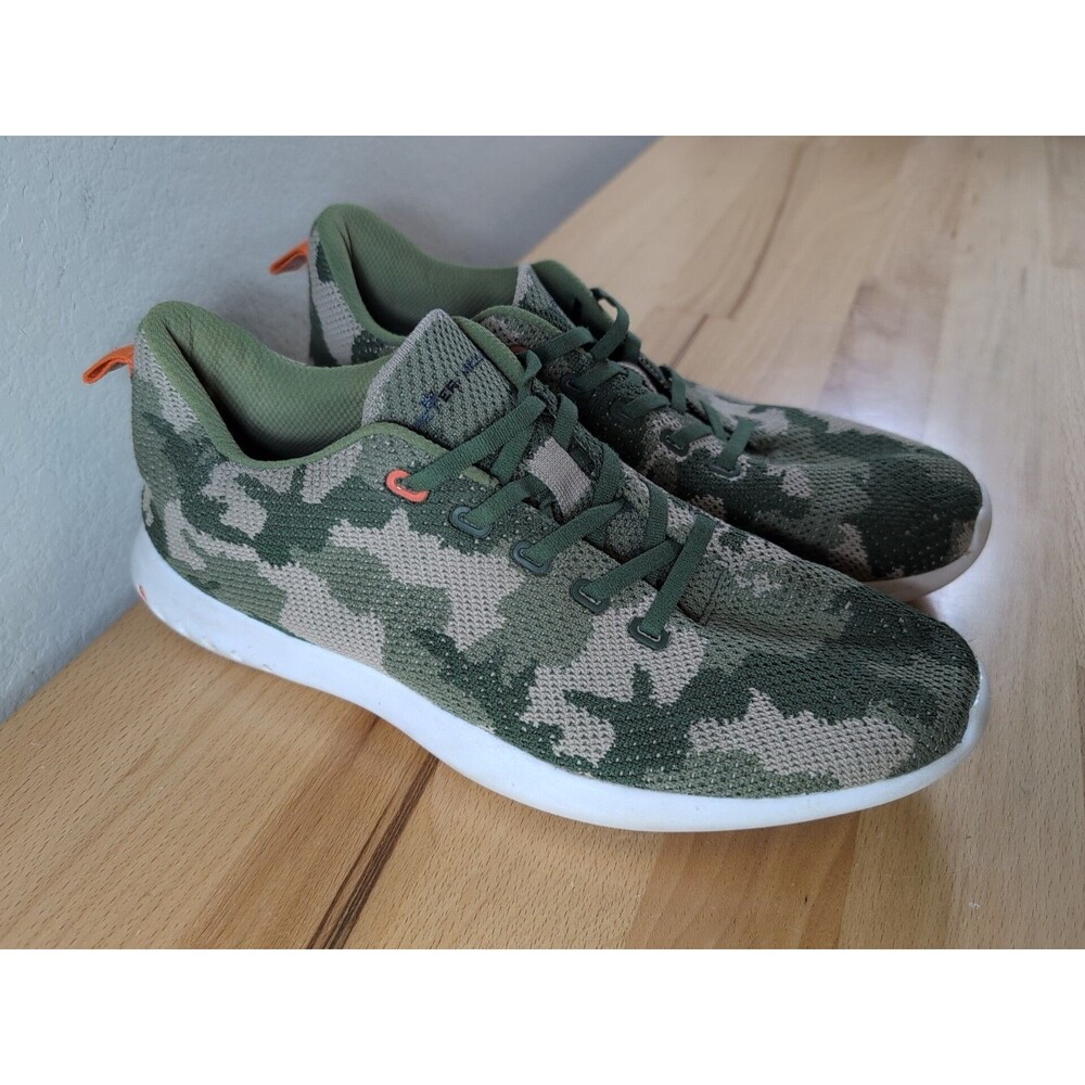 Peter Millar Hyperlight Glide Camo Sneaker Mtry Green Knit MS20EF05 Mens US 9